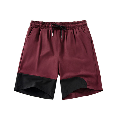 Beach Pants Men'S Loose Quick Drying Casual Pants Men'S Solid Color Splicing Sports  Basketball Pants Men