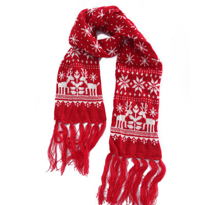 Factory Supple Wholesale New Design Fashion Custom Winter Soft Business High Quality Knitted Tassel Soccer Scarf